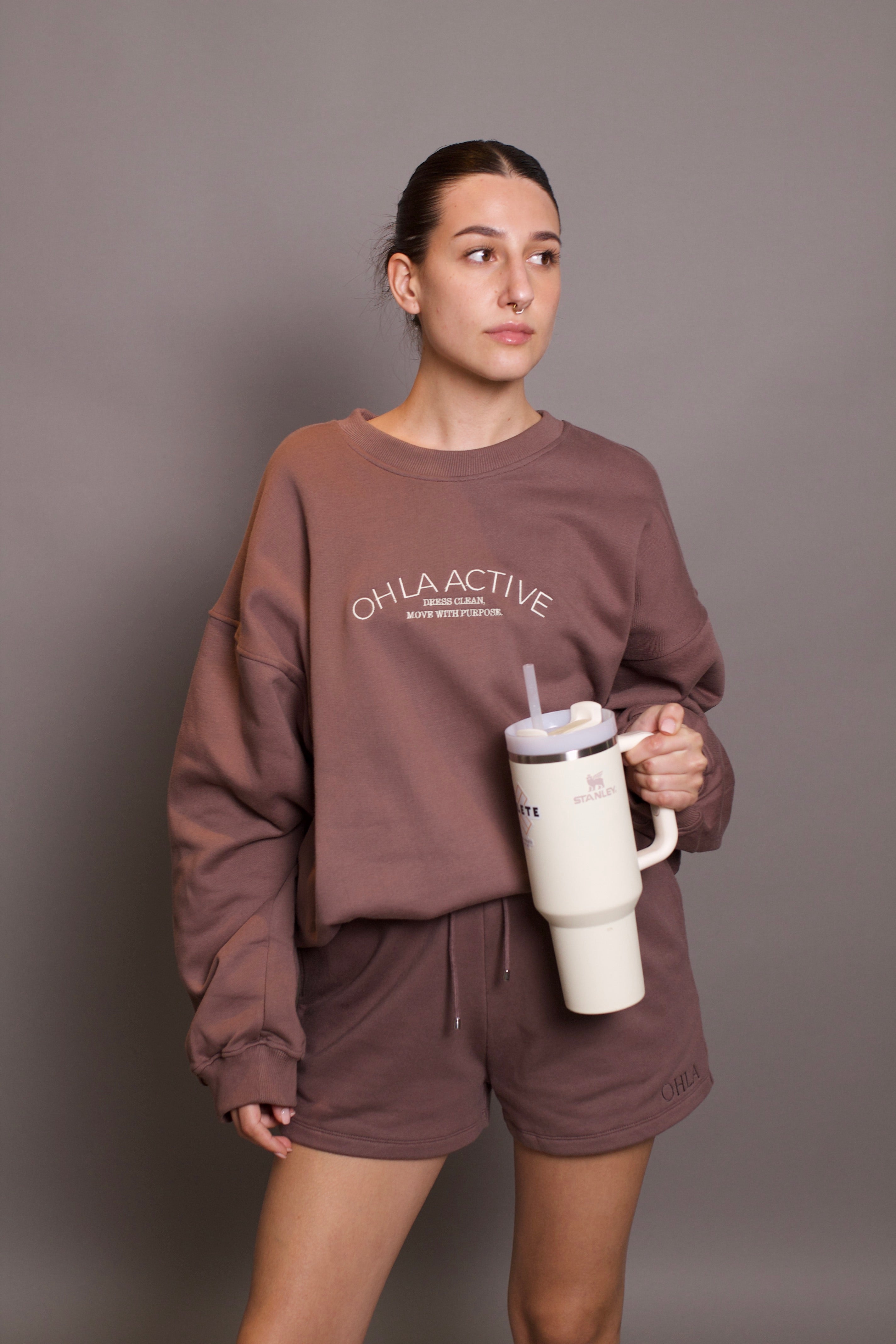 The Deep Taupe Slow Morning Set