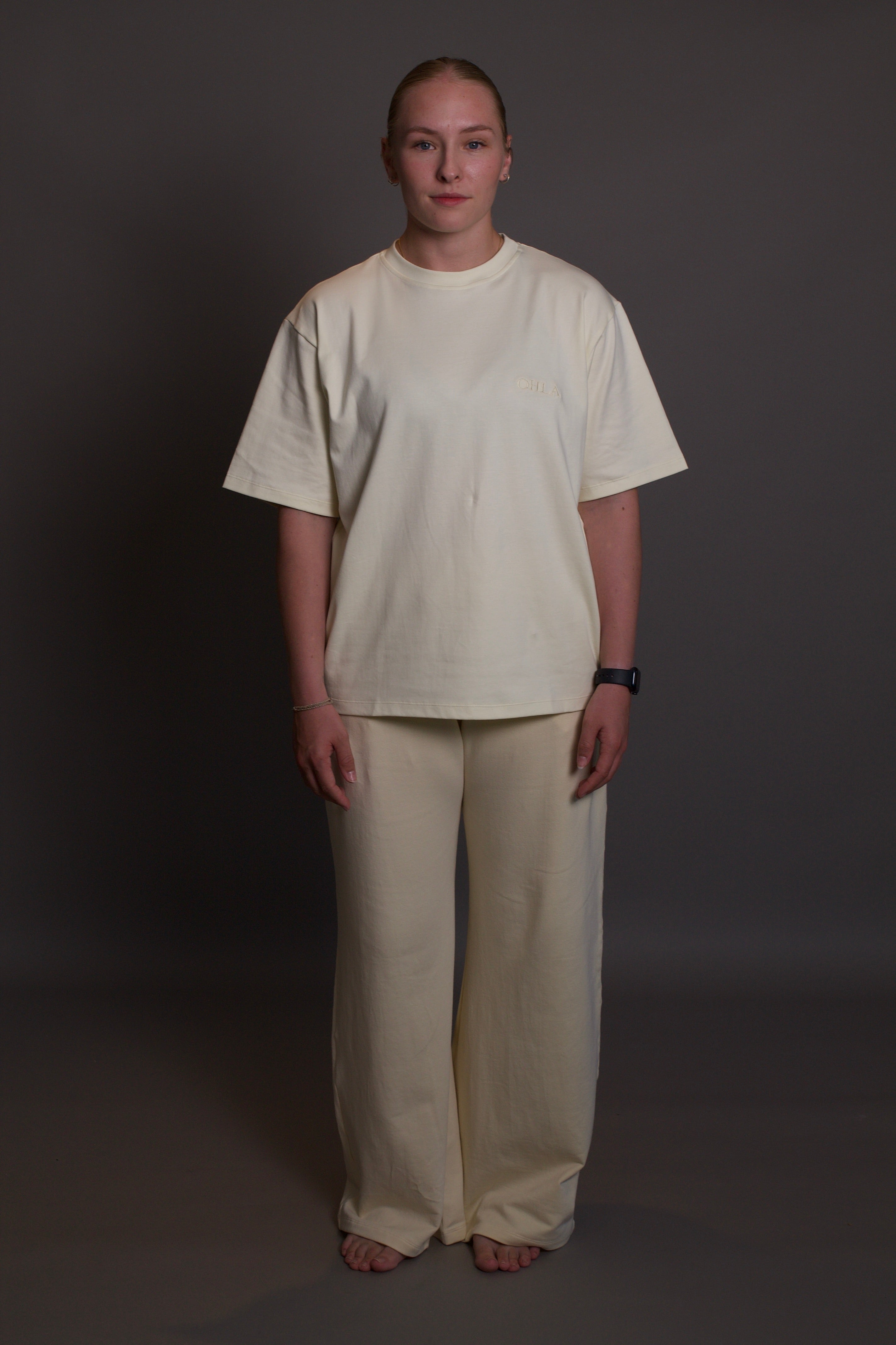 Quilla Sweatpants - Bamboo Cotton Fleece - Buttery Yellow