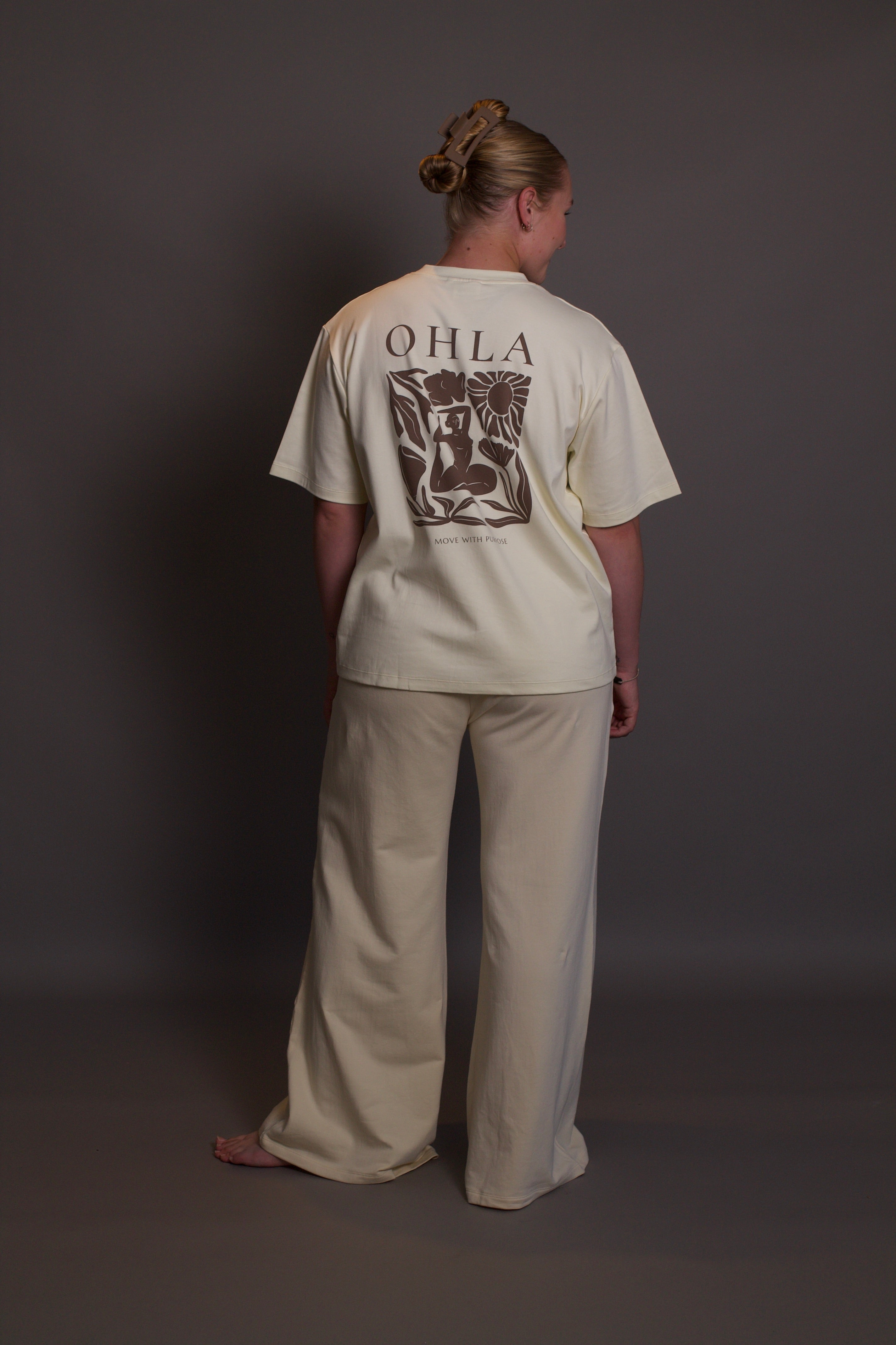 Quilla Sweatpants - Bamboo Cotton Fleece - Buttery Yellow