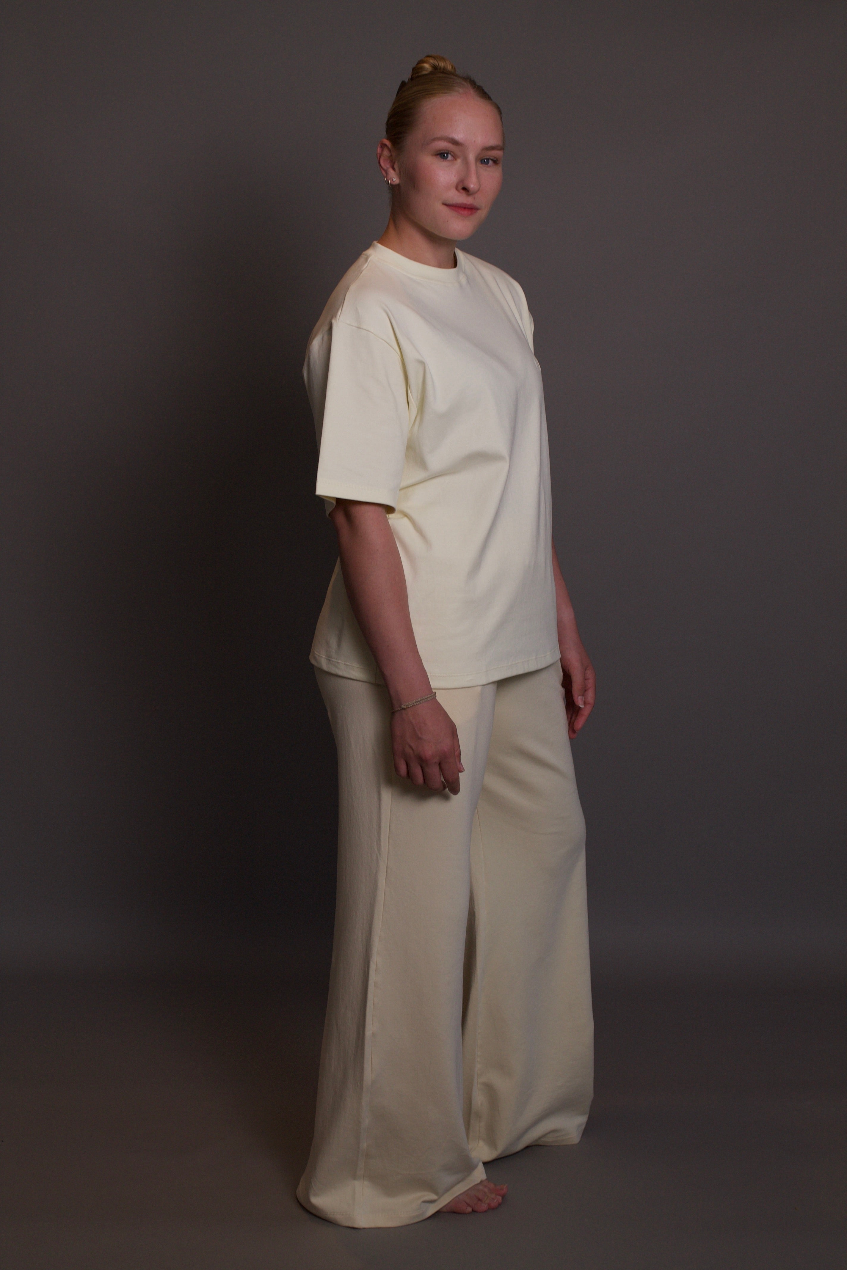 Quilla Sweatpants - Bamboo Cotton Fleece - Buttery Yellow