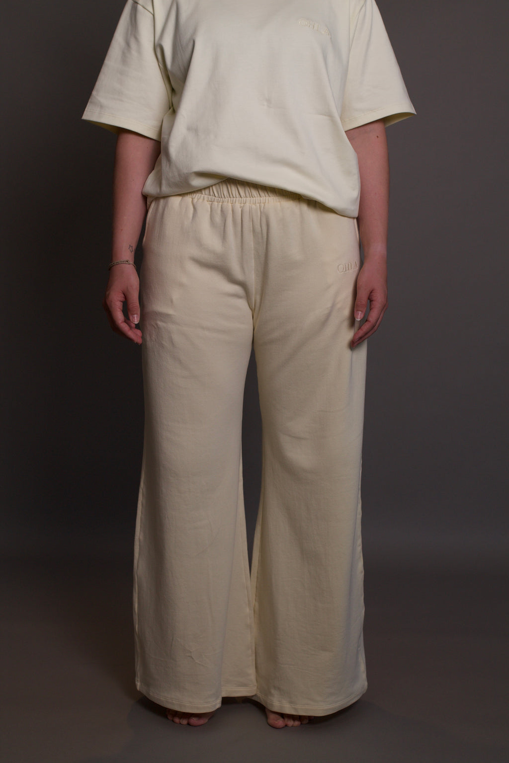 Quilla Sweatpants - Bamboo Cotton Fleece - Buttery Yellow