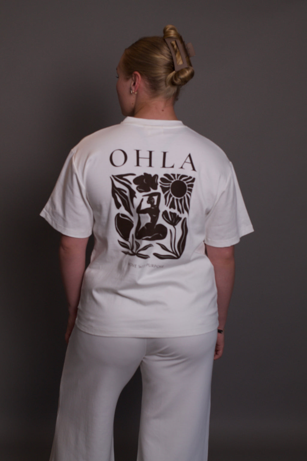 The OHLA Botanical Tee - White