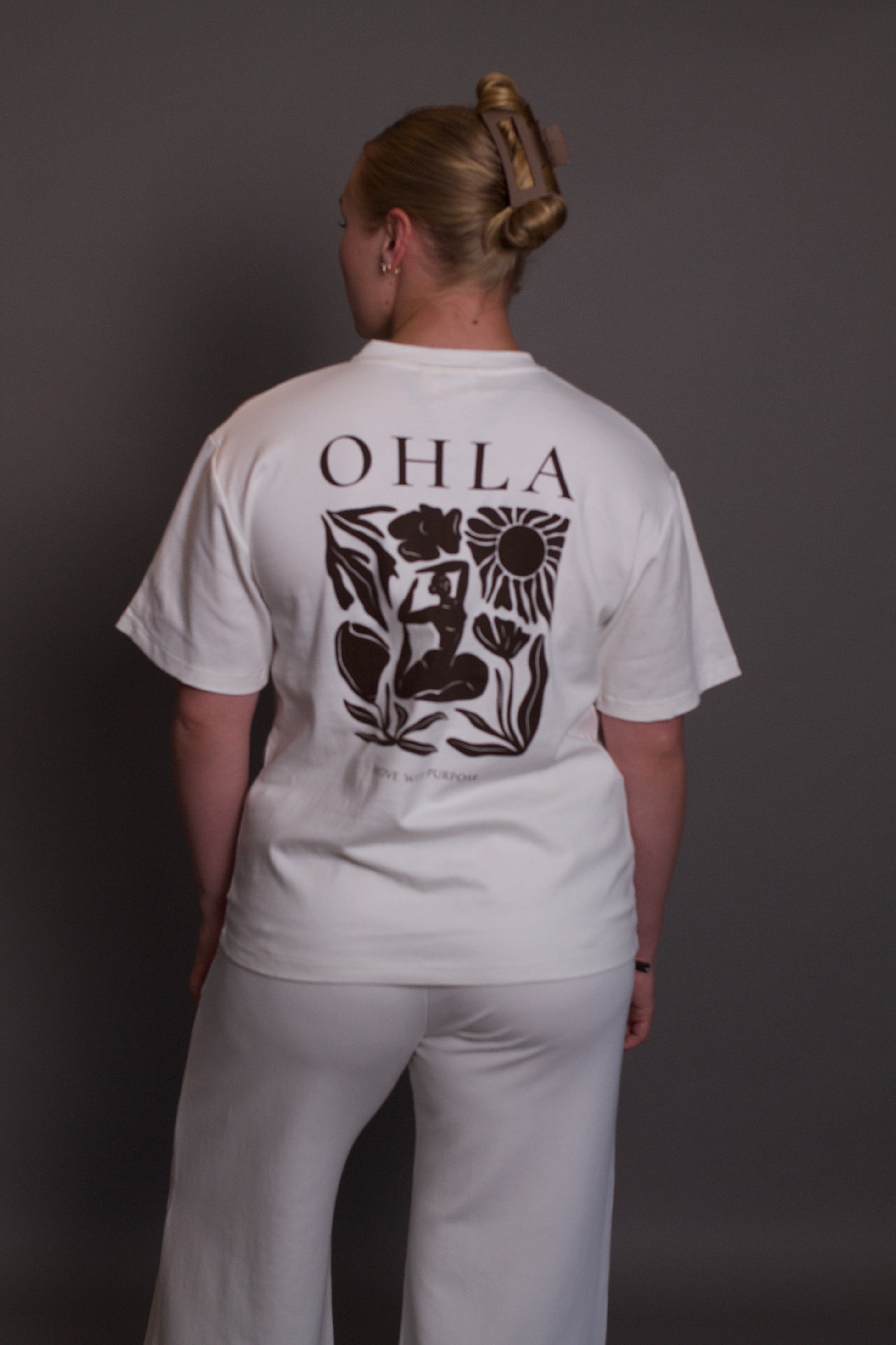 The OHLA Botanical Tee - White