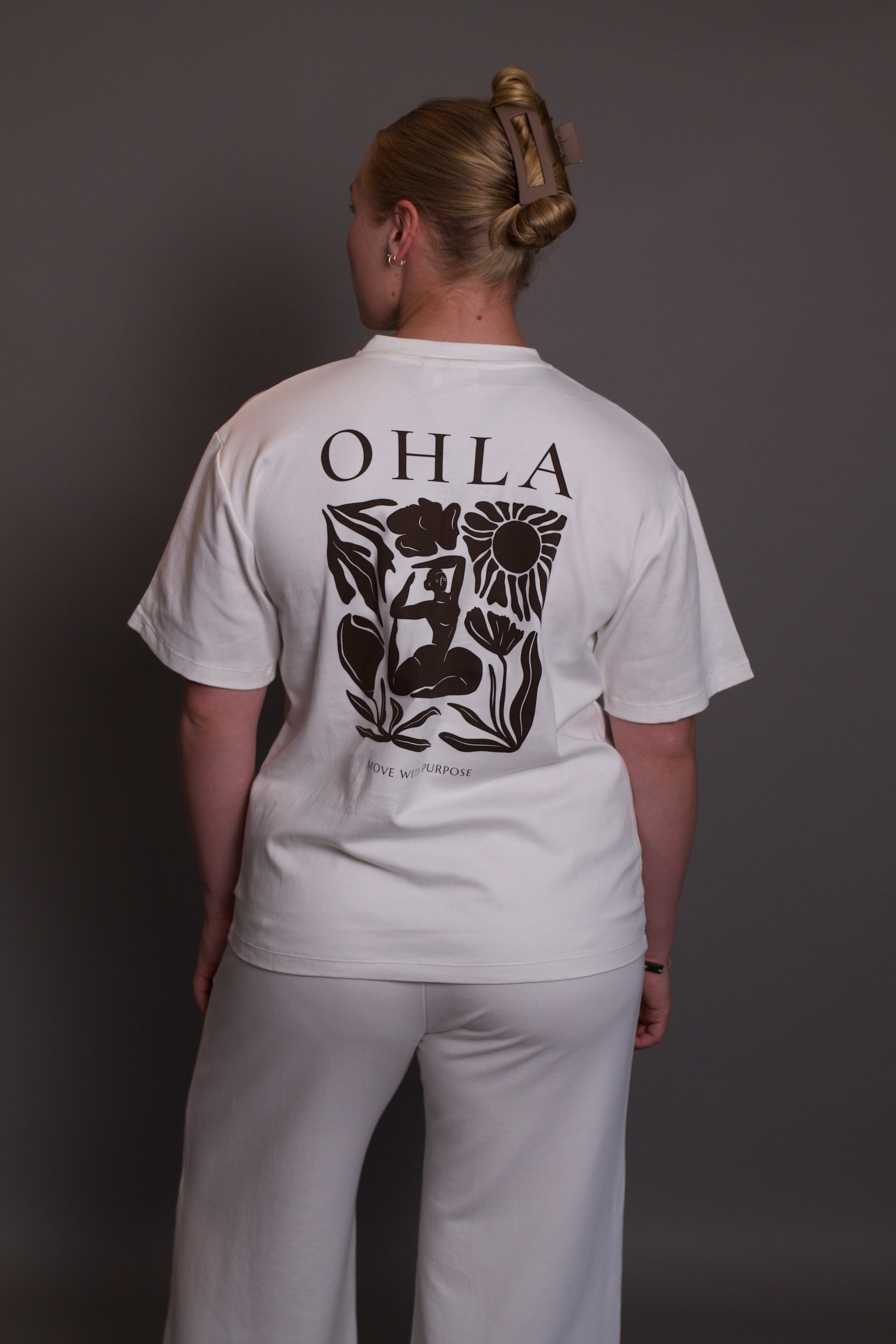 The OHLA Botanical Tee - White
