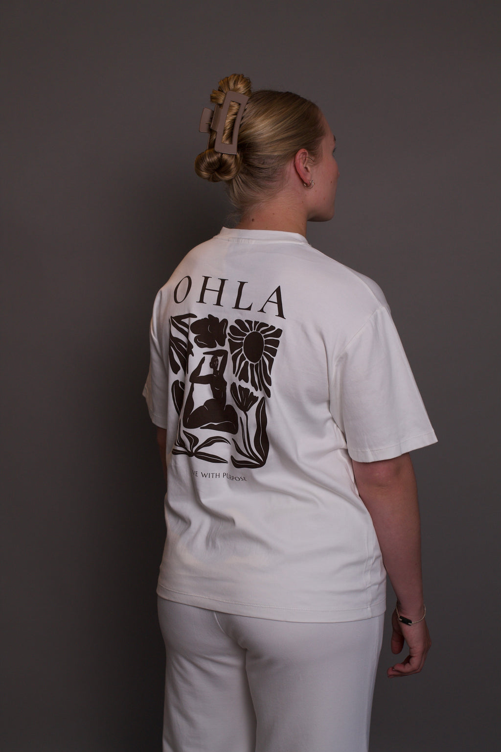 The OHLA Botanical Tee - White