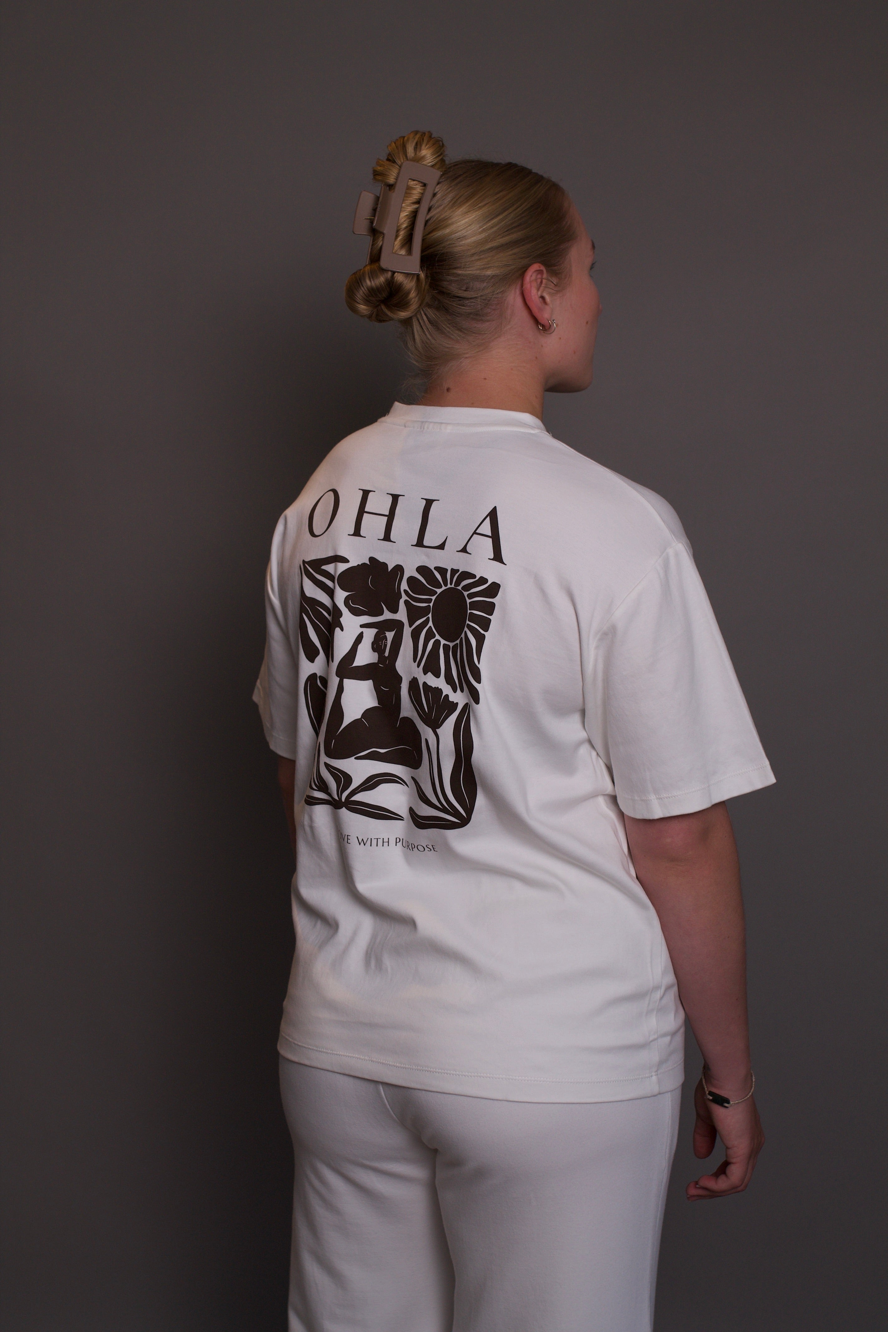 The OHLA Botanical Tee - White