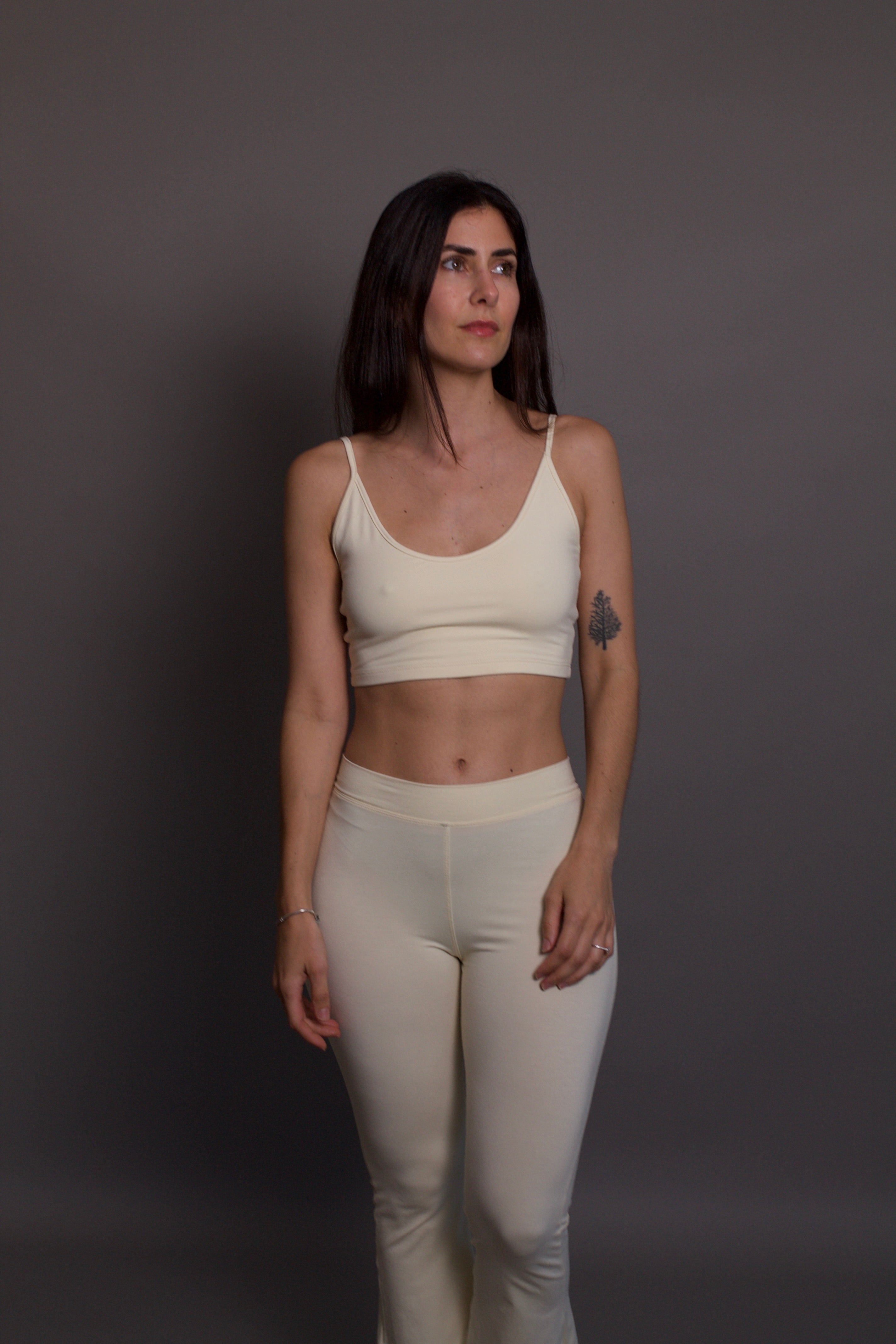 Lobos Flares - Organic Bamboo Viscose - Buttery Yellow