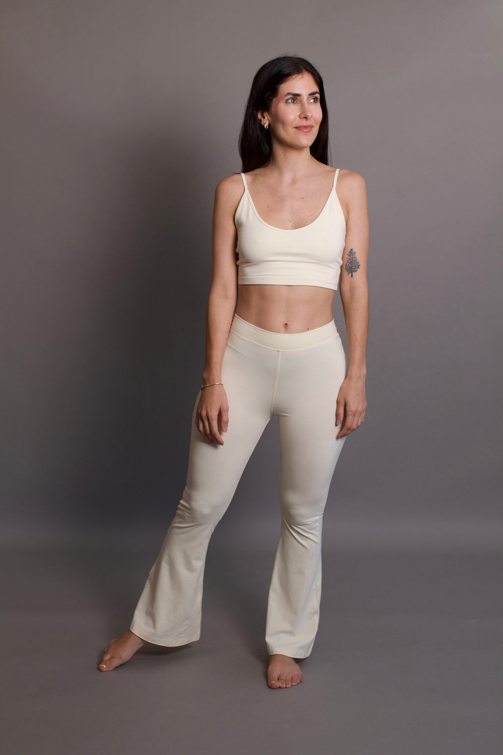 Lobos Flares - Organic Bamboo Viscose - Buttery Yellow