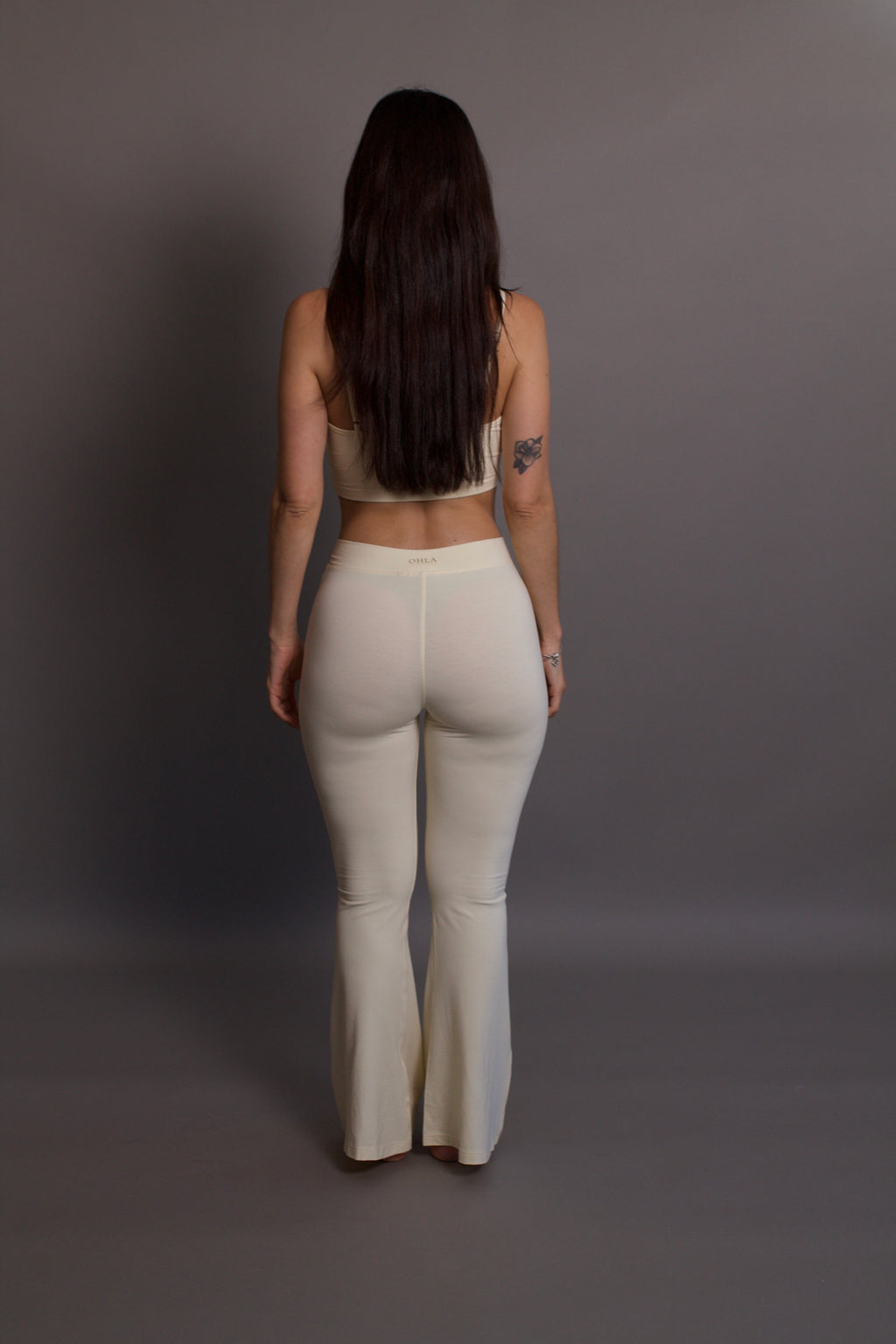 Lobos Flares - Organic Bamboo Viscose - Buttery Yellow