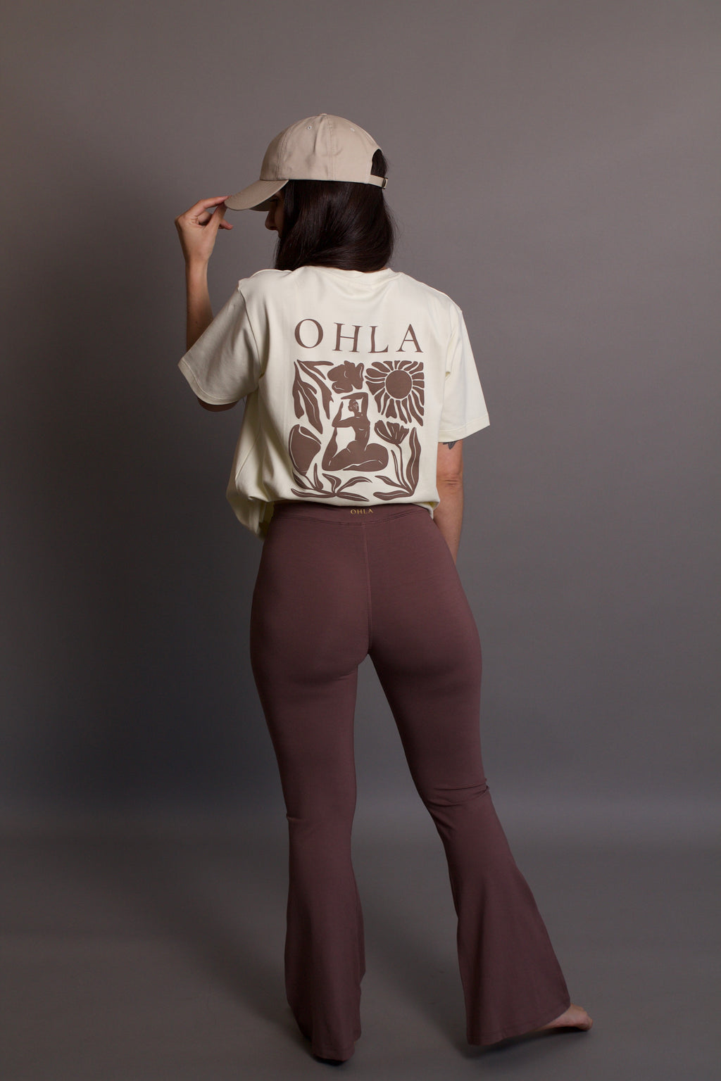 Lobos Flares - Organic Bamboo Viscose - Deep Taupe