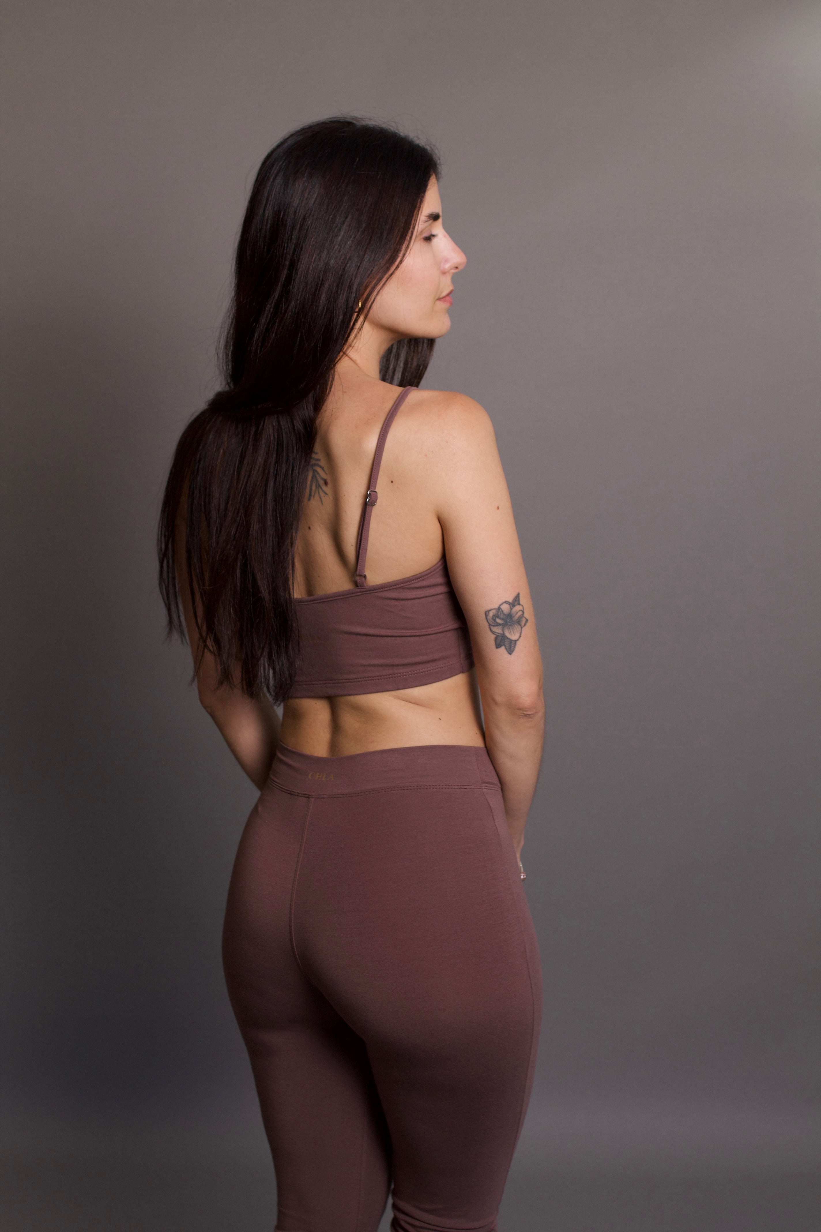 Lobos Flares - Organic Bamboo Viscose - Deep Taupe