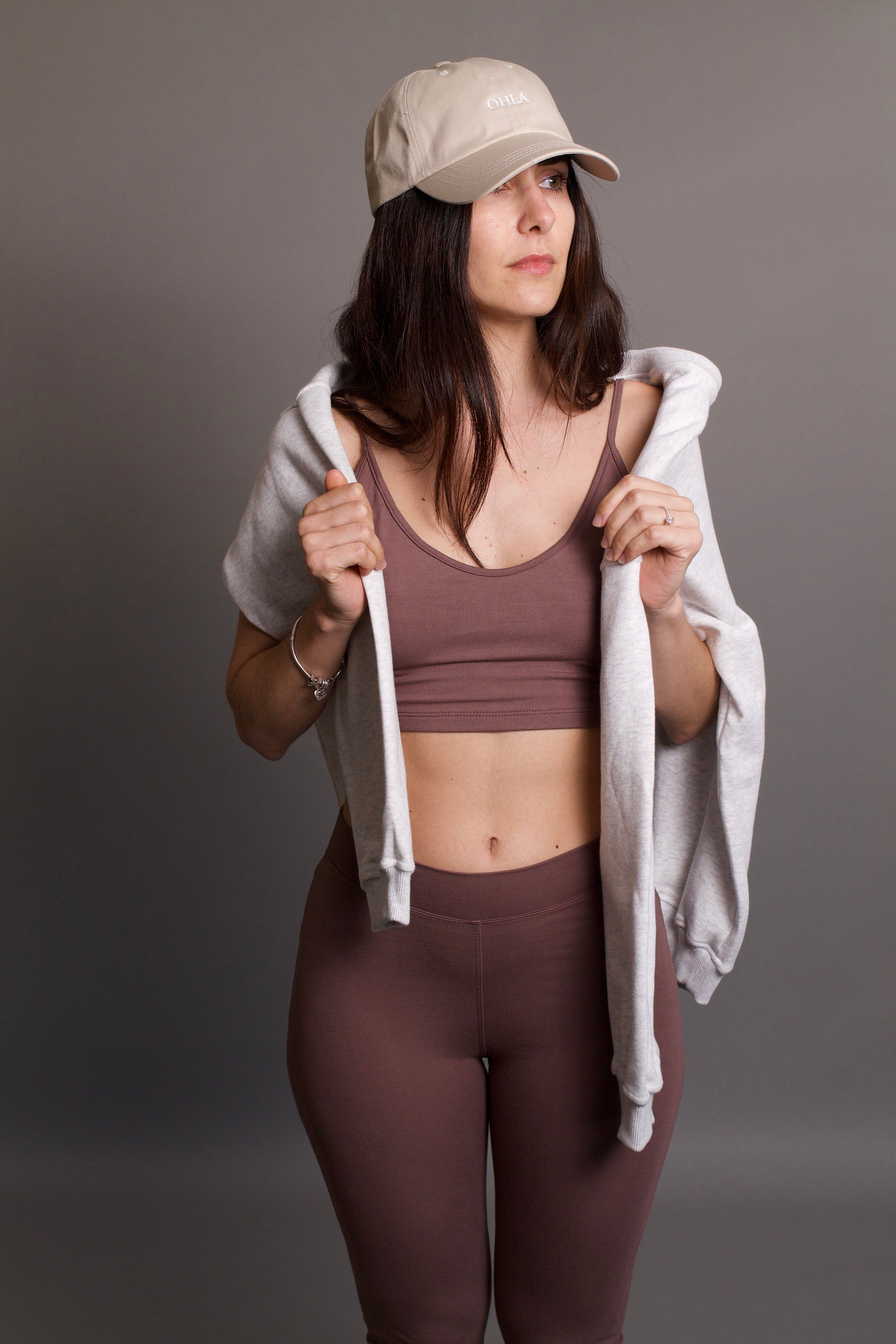 Lobos Flares - Organic Bamboo Viscose - Deep Taupe