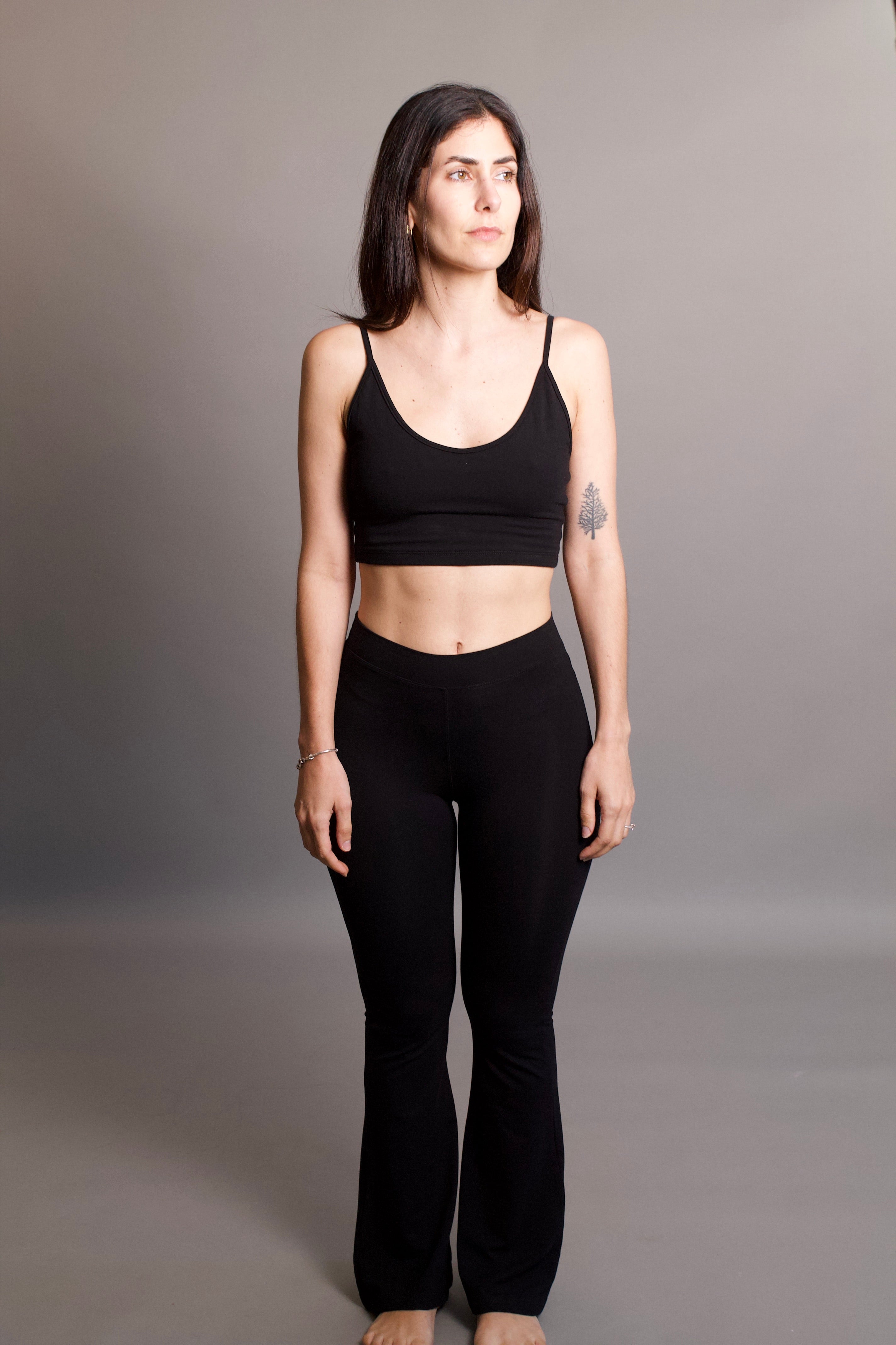 Lobos Flares - Organic Bamboo Viscose - Black