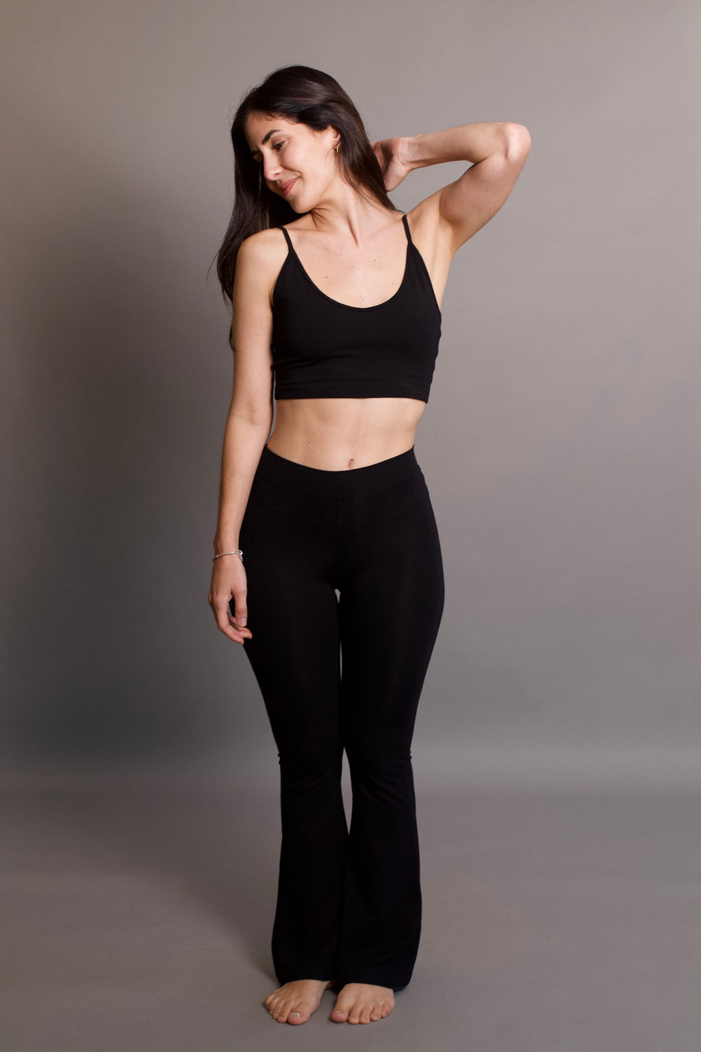 Lobos Flares - Organic Bamboo Viscose - Black