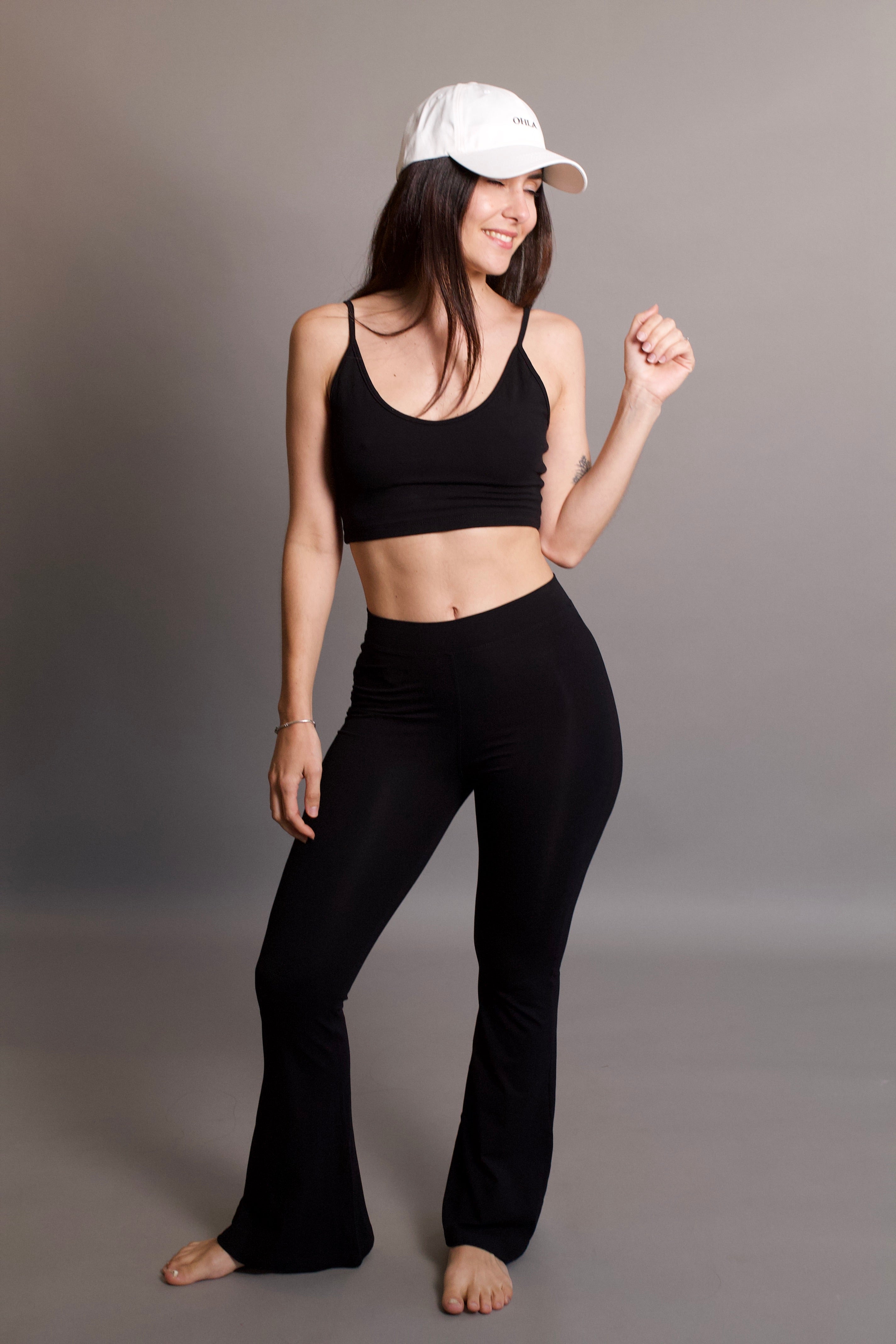 Lobos Flares - Organic Bamboo Viscose - Black