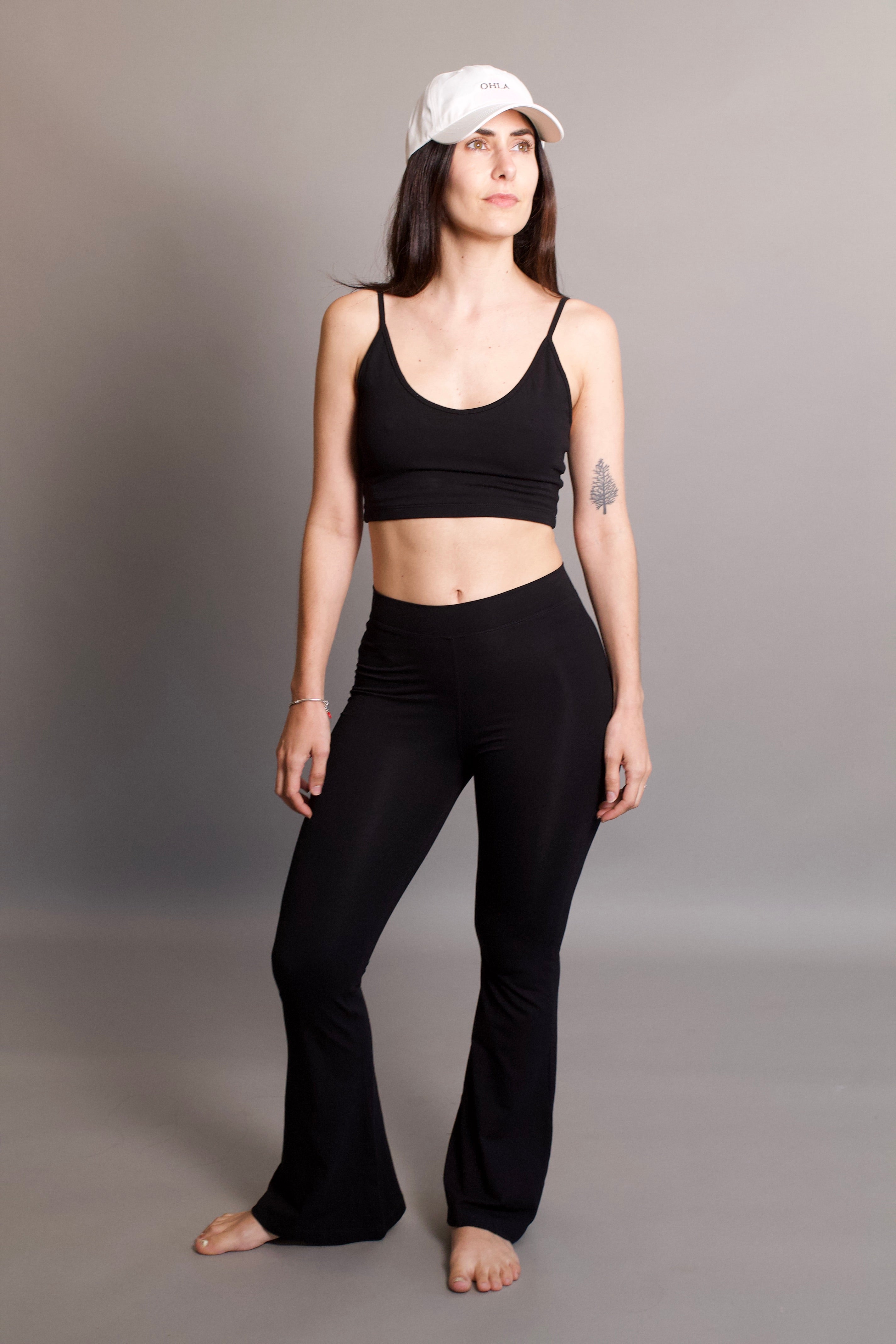 Lobos Flares - Organic Bamboo Viscose - Black