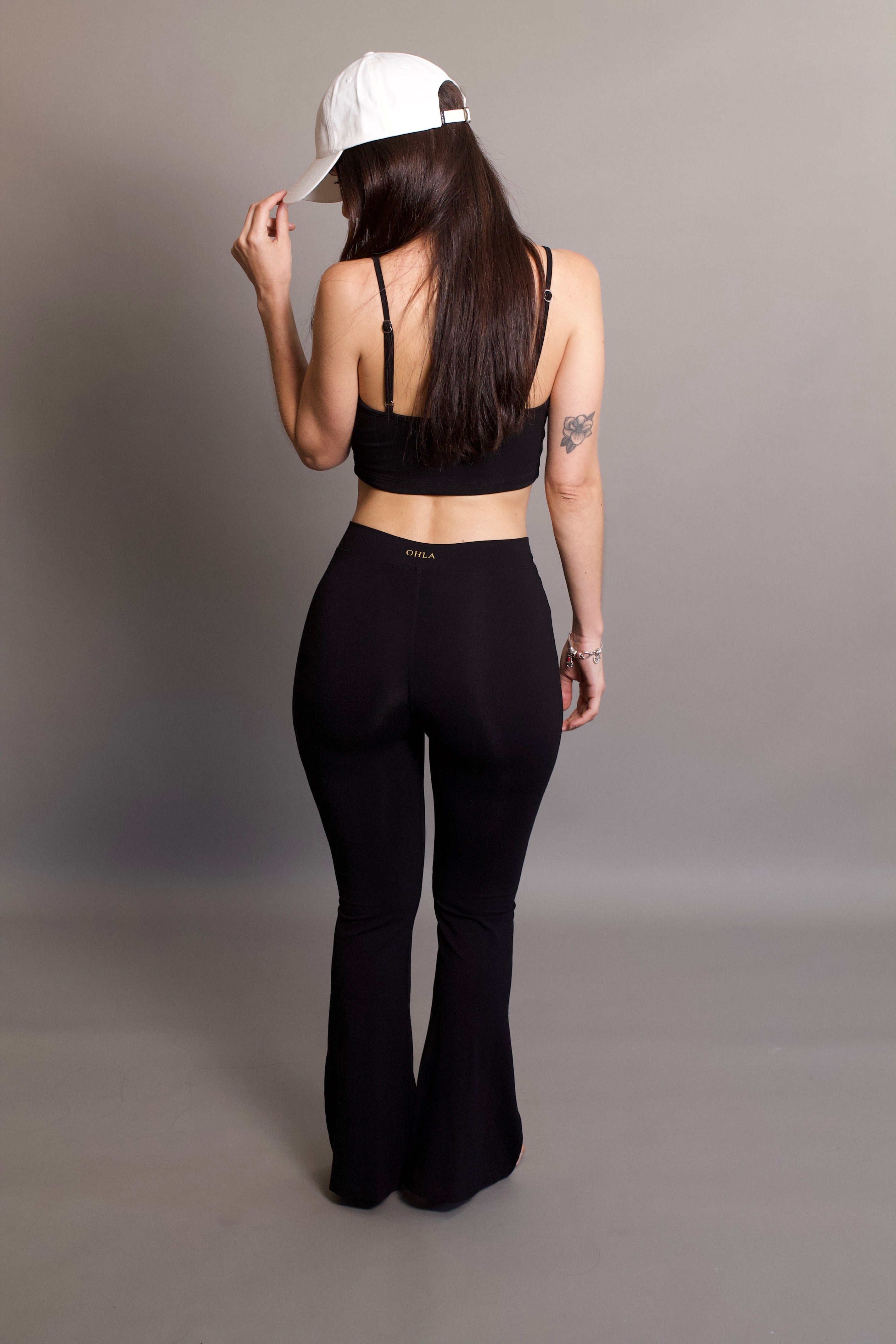 Lobos Flares - Organic Bamboo Viscose - Black