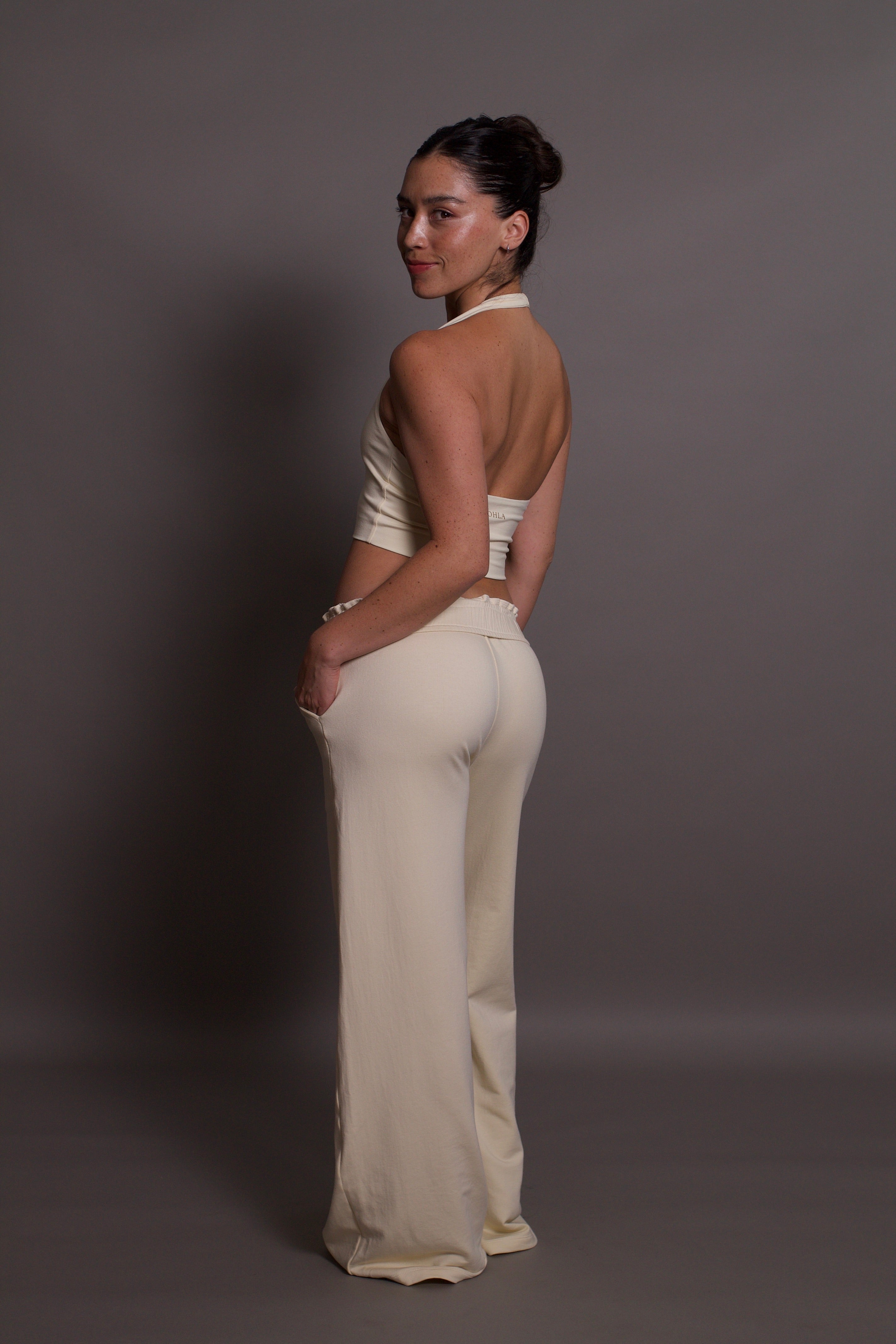 Quilla Sweatpants - Bamboo Cotton Fleece - Buttery Yellow