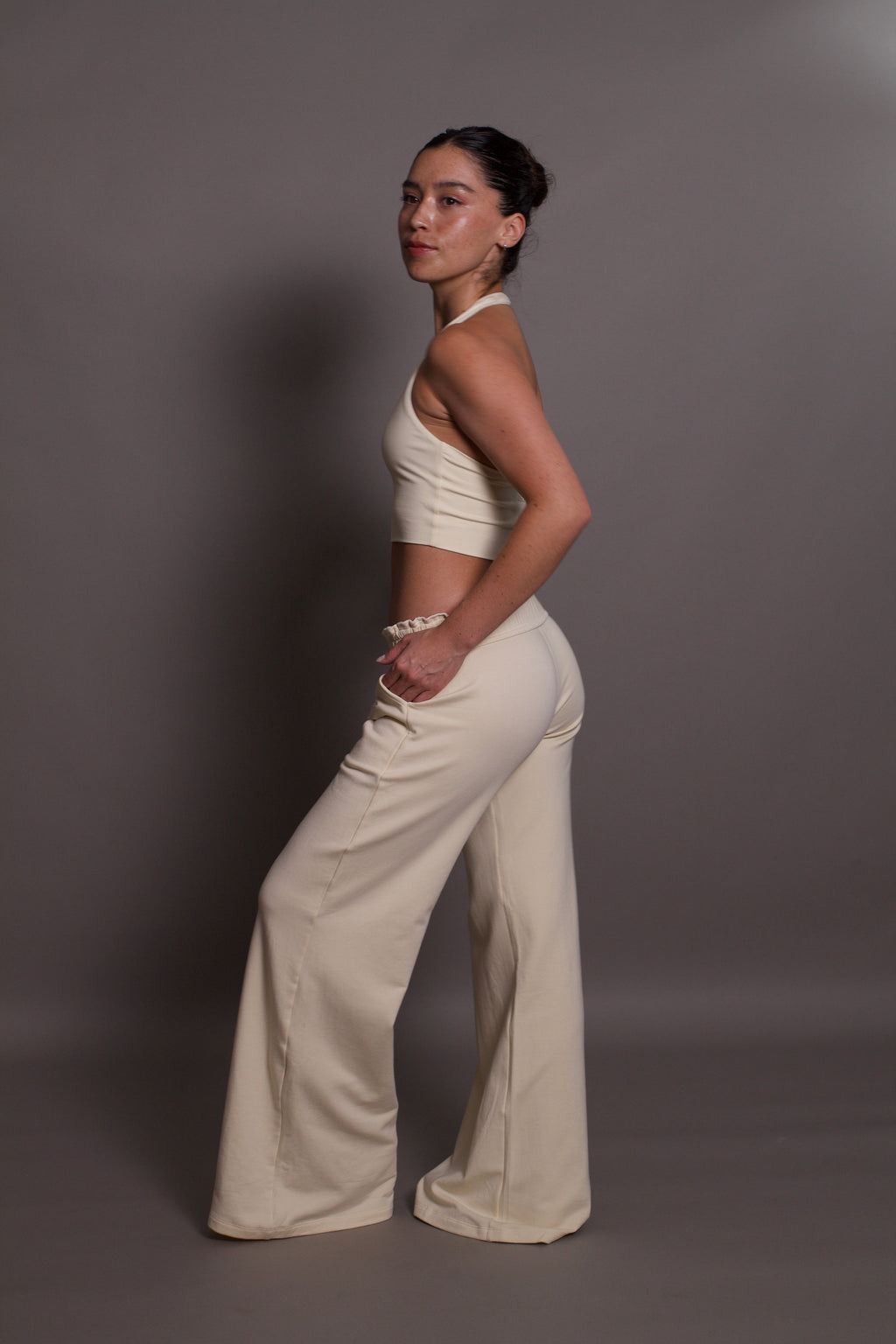 Quilla Sweatpants - Bamboo Cotton Fleece - Buttery Yellow