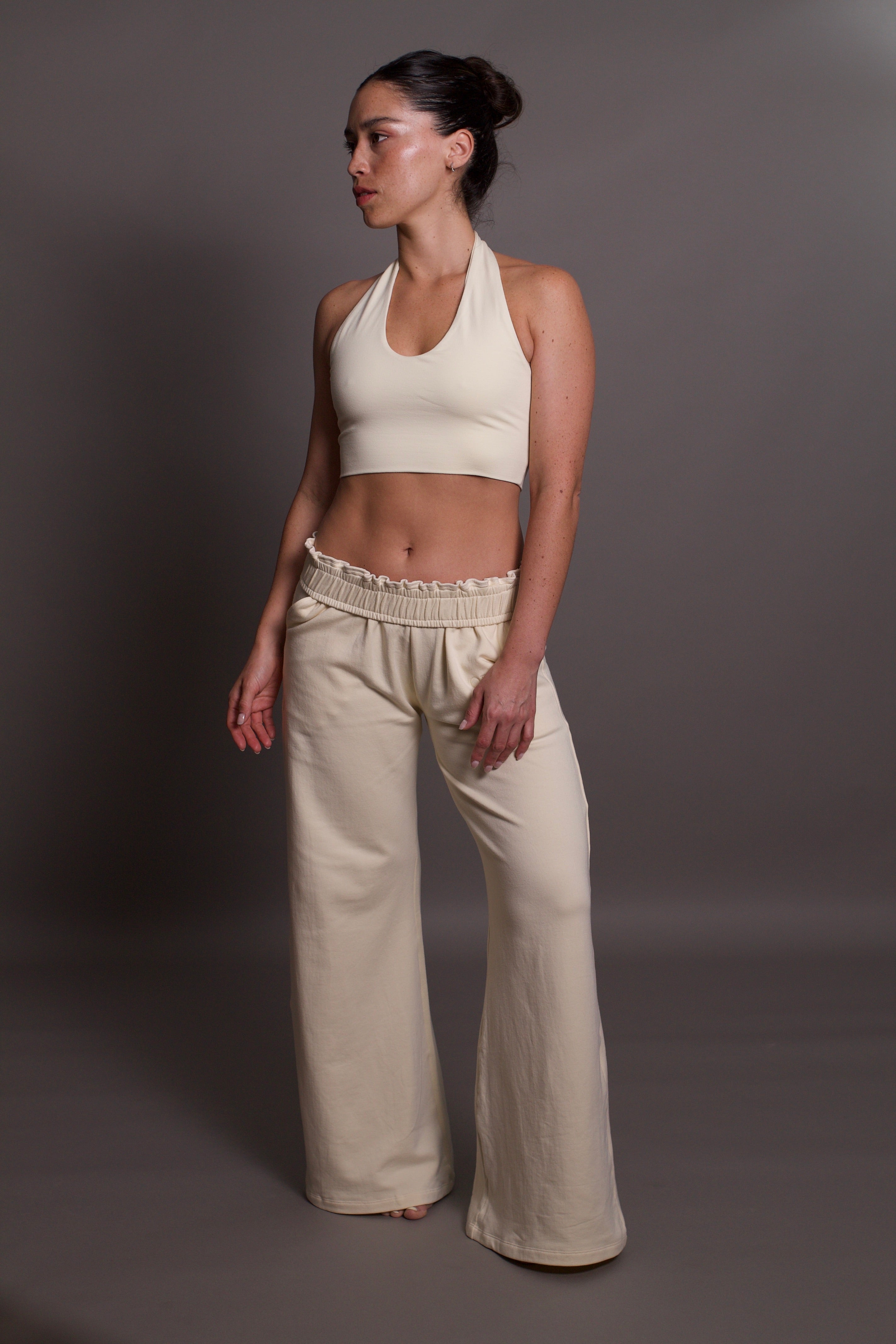 Quilla Sweatpants - Bamboo Cotton Fleece - Buttery Yellow