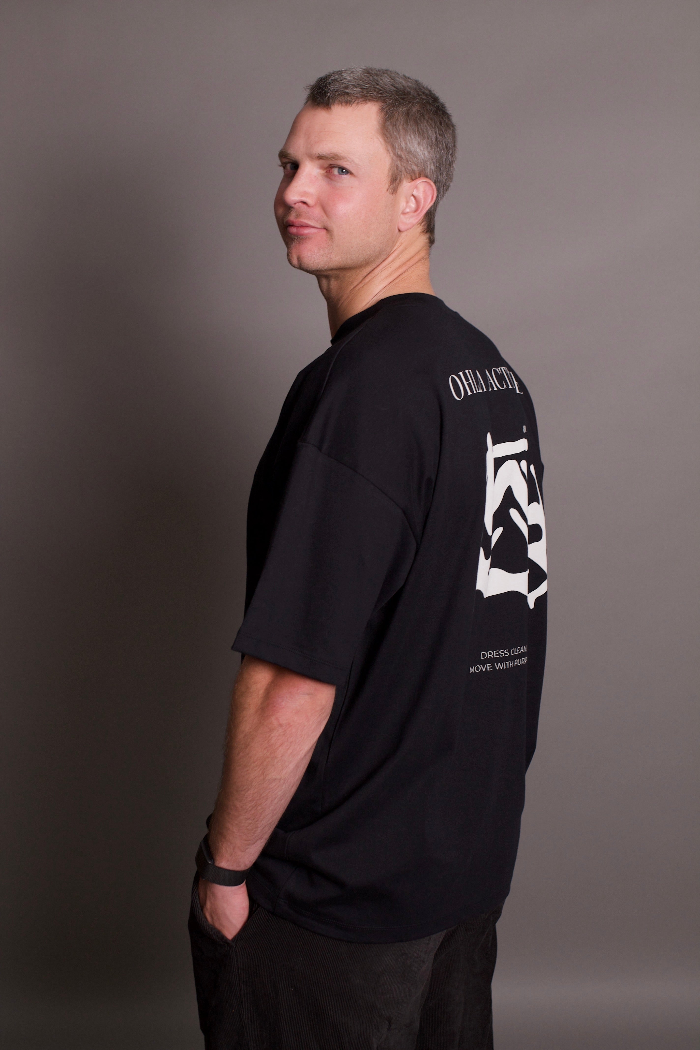 Pichilemu Oversized Tee Move BLACK